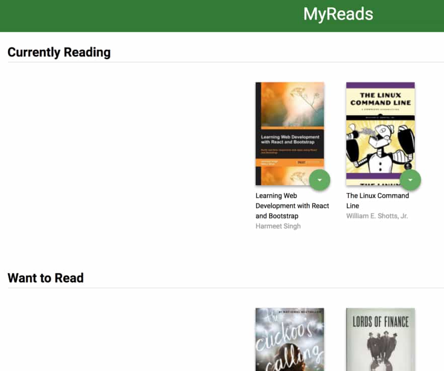 My Reads Project